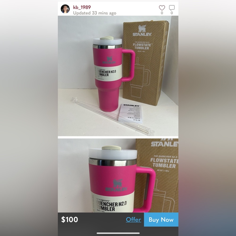 FAKE VS REAL STANLEY TUMBLER - Picture 7 of 8